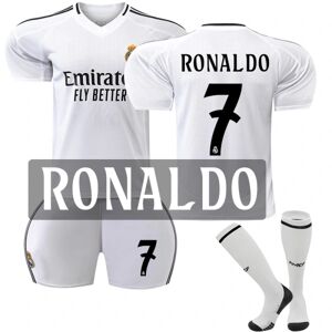 Real Madrid Hjemmebørnefodboldtrøje nr. 7 Cristiano Ronaldo 2024-2025 22