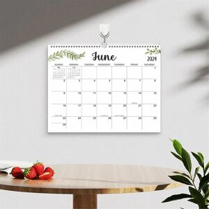 FMYSJ Kalender 2024-25 - 14,5 x 11,4 tommer 2024-vægkalender kører indtil juni 2025 - Nem planlægning med 2024-kalenderen (FMY)