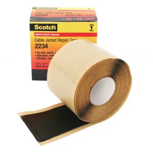 3M Mastik Tape Scotch 2234, 50 Mm X 1,8 M Kabelreparationstape, Sort