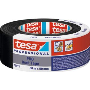 Tesa Lærredstape 74613 Pro 50 Mm X 50 M, Sort