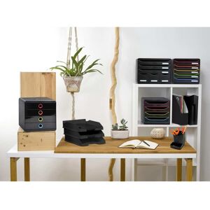 Exacompta Big-Box skuffekabinet med 4 skuffer Black Office sort