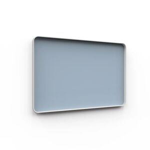 Lintex Glastavle Frame Wall, Farve Crisp 350 - Lyseblå, Udførelse Grå ram, Størrelse B150 x H100 cm