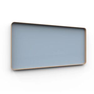 Lintex Glastavle Frame Wall, Farve Crisp 350 - Lyseblå, Udførelse Ekram, Størrelse B200 x H100 cm