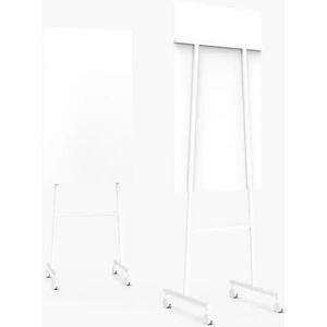 Lintex Mono Mobil Glastavle, Farve Pure 130 - Hvid, Udførelse Matt silke glas, Størrelse B70,7 x H196 cm