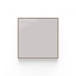 Lintex Glas skrivetavle Area - Blankt eller mat glas, Farve Shy 120 - Grå-beige, Udførelse Matt silke glas, Størrelse B102,8 x H102,8 cm