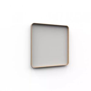 Lintex Glastavle Frame Wall, Farve Shy 120 - Grå-beige, Udførelse Ekram, Størrelse B100 x H100 cm
