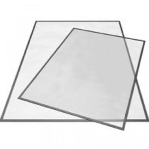 Ekstra plastfront med magnetkant, 2-pak, HxB 1000 x 700 mm