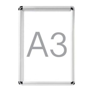 Klikrammer A3 Display, aluminium, 2-pak