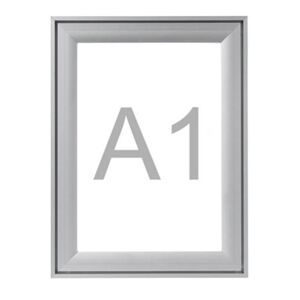 Plakatramme / Snapramme A1 Premium, aluminium, 2-pak