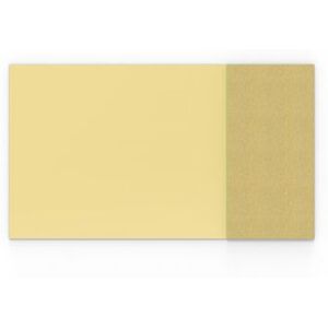 Whiteboard glas Mood Textile, BxH 1750x1000 mm, gul