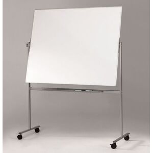 Vendbar whiteboard på hjul Zano, 2000x1200 mm