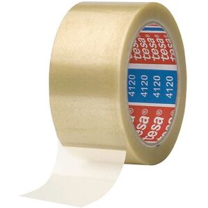 Pakketape Tesa, BxL 50 mm x 66 m, 49um, PVC, 4120, transparent, 72 stk