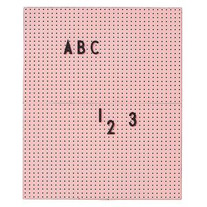Design Letters Tavle - A4 - Pink - Design Letters - Onesize - Tavle