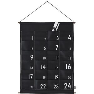 Design Letters Julekalender - 50x75 - Sort - Design Letters - Onesize - Kalender