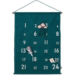 Design Letters Julekalender - 73 Cm - Mørkegrøn - Design Letters - Onesize - Kalender