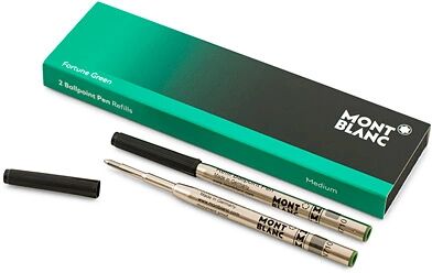 Montblanc 2 Ballpoint Pen Refill  Fortune Green men One size Grøn