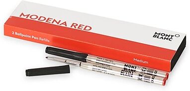 Montblanc 2 Ballpoint Pen Refill Modena Red men One size Rød