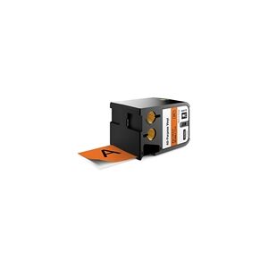 Dymo XTL 1868770 cinta vinilo negro sobre naranja 54mm