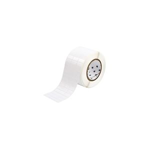 Brady THT-5-423-10 etiqueta poliéster blanco brillante 25,40 x 12,70 mm