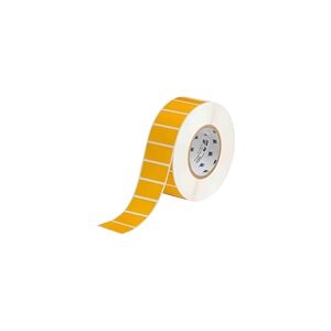 Brady THT-17-423-3-YL etiqueta de poliéster amarillo brillante 50,80 x 25,40 mm