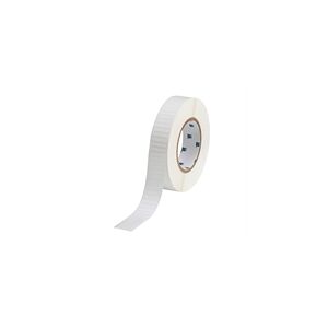 Brady THT-42-423-10 etiqueta de poliéster blanco brillante 25,40 x 4,75 mm