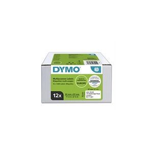 Dymo 2093095 etiquetas multiuso removibles 12 rollos