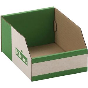 kaiserkraft Caja de cartón para estanterías, UE 50 unidades, LxAxH 200x150x100 mm