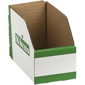 kaiserkraft Caja de cartón para estanterías, UE 50 unidades, L x A x H 150 x 75 x 100 mm