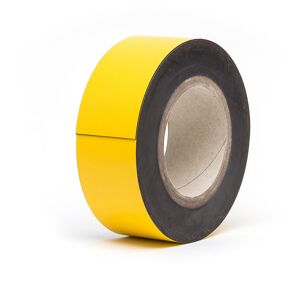 kaiserkraft Rótulos magnéticos para almacén, mercancía en rollo, amarillo, altura 60 mm, longitud de rollo 10 m