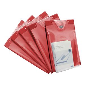 EICHNER Sobre-carpeta DIN A4 TURBO, A x P 230 x 330 mm, UE 10 unid., rojo