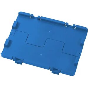 kaiserkraft Tapa abatible, bisagras incluidas, UE 4 unidades, L x A 300 x 200 mm, azul