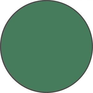 kaiserkraft Marcajes de PVC para el suelo, circular, UE 100 unid., verde