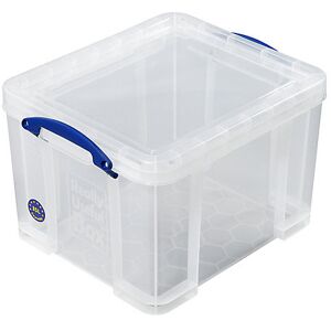 kaiserkraft Caja apilable REALLY USEFUL, con tapa, capacidad 35 l, L x A x H 480 x 390 x 310 mm