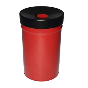 kaiserkraft Recipiente para residuos, autoextinguible, capacidad 60 l, H x Ø 630 x 392 mm, rojo