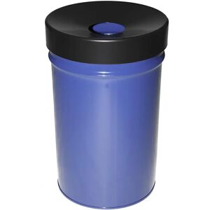 kaiserkraft Recipiente para residuos, autoextinguible, capacidad 60 l, H x Ø 630 x 392 mm, azul