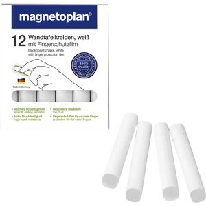 magnetoplan Tiza, redondeado, en blanco, UE 288 unidades