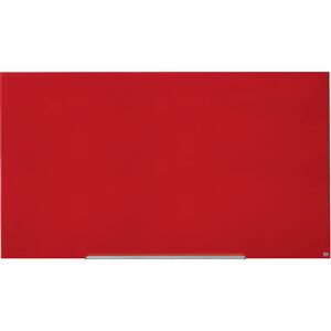 nobo Panel rotulable de cristal WIDESCREEN, 85'' - A x H 1883 x 1059 mm, rojo