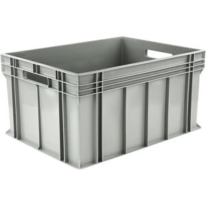 kaiserkraft Euro-recipiente apilable, capacidad 165 l, L x A x H 800 x 600 x 415 mm, PE, gris, a partir de 10 unid.