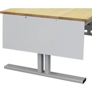 RAU Panel anticizallamiento, núcleo de aluminio y polietileno, para una profundidad de mesa de 1000 mm
