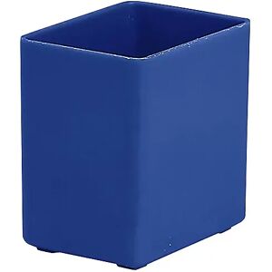 kaiserkraft Caja insertable, altura 54 mm, azul, LxA 53x40 mm, UE 50 unidades