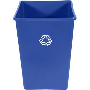 Rubbermaid Recipiente para separación de material UNTOUCHABLE®, capacidad 132 l, cuadrado, azul