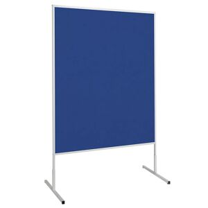 MAUL Panel para conferencias, fieltro azul, A x H 1200 x 1500 mm
