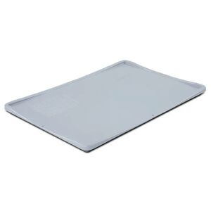 kaiserkraft Tapa superponible para recipiente euronorma, L x A 600 x 400 mm, gris