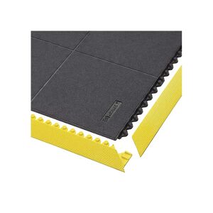NOTRAX Sistema ensamblable, Cushion Ease Solid™ caucho natural cerrado, L x A x H 910 x 910 x 19 mm, negro
