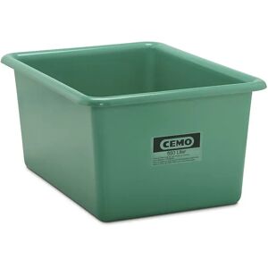 CEMO Recipiente grande de PFV, capacidad 550 l, L x A x H 1320 x 970 x 620 mm, verde