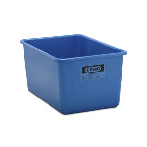 CEMO Recipiente grande de PFV, capacidad 400 l, L x A x H 1190 x 790 x 585 mm, azul