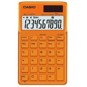 Calculadora Casio SL1110TV Naranja