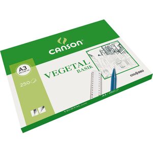 Canson Papel  Basik Vegetal A3 95g 250 hojas