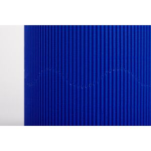 Precision Cenefa cartón ondulado 57x750cm azul oscuro 2u