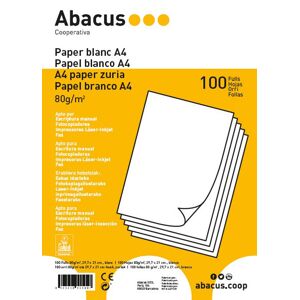 Abacus Papel  blanco A4 80g 100 hojas